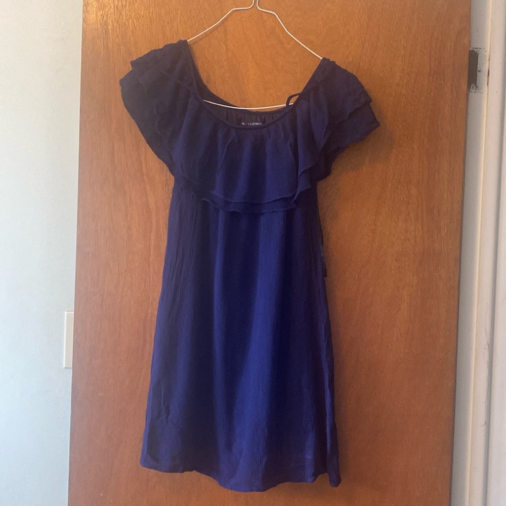One Clothing Los Angeles Small Navy Blue Dress.
